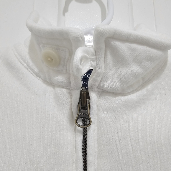 Polo Ralph Lauren 1/4 Zip Pullover Sweatshirt Second 7 Loop Collar Size 24M - Picture 7 of 15